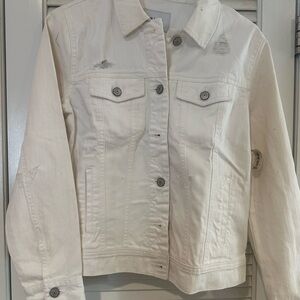 Old Navy Off-White Denim Jacket